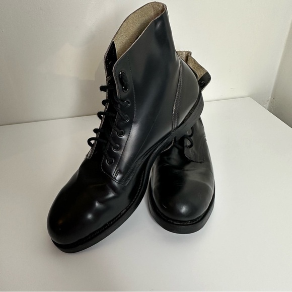 Vintage Biltrite black leather Military Boots - Picture 10 of 11